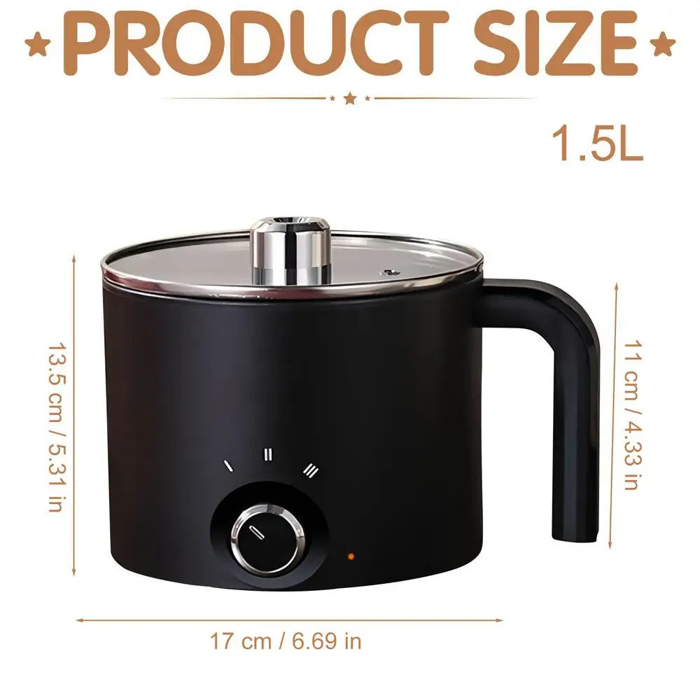 1.5L Electric Wax Melting Pot – Candle & Soap Melter Wax Melting Pot Axl Black EU