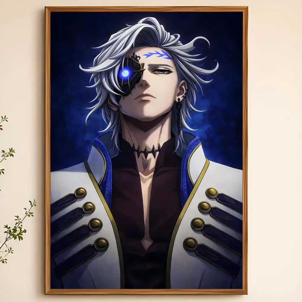 Record of Ragnarok Poster – HD Self-Adhesive Anime Wall Art Anime Wall Poster Axl White16 60X90cmNoframe