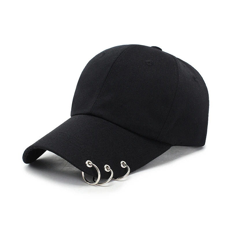 Hip Hop Unisex Snapback Cap – Ring Circle Adjustable Dad Hat Snapback Baseball Cap Axl