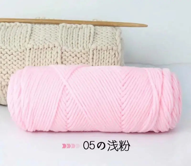 8-Ply Milk Cotton Blended Yarn – Knitting & Embroidery Thread Knitting Yarn Axl 5