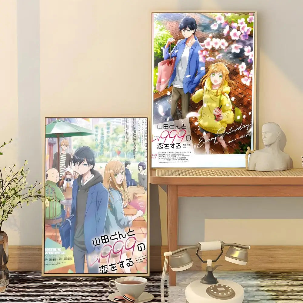 Yamada-kun at Lv999 Anime Poster HD Waterproof PVC Wall Sticker Anime Wall Sticker Axl