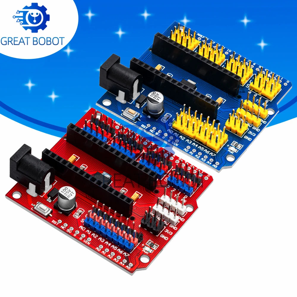 Sensor Shield Module for Arduino UNO R3 & Nano V3 | I2C PWM Arduino Expansion Shield Axl