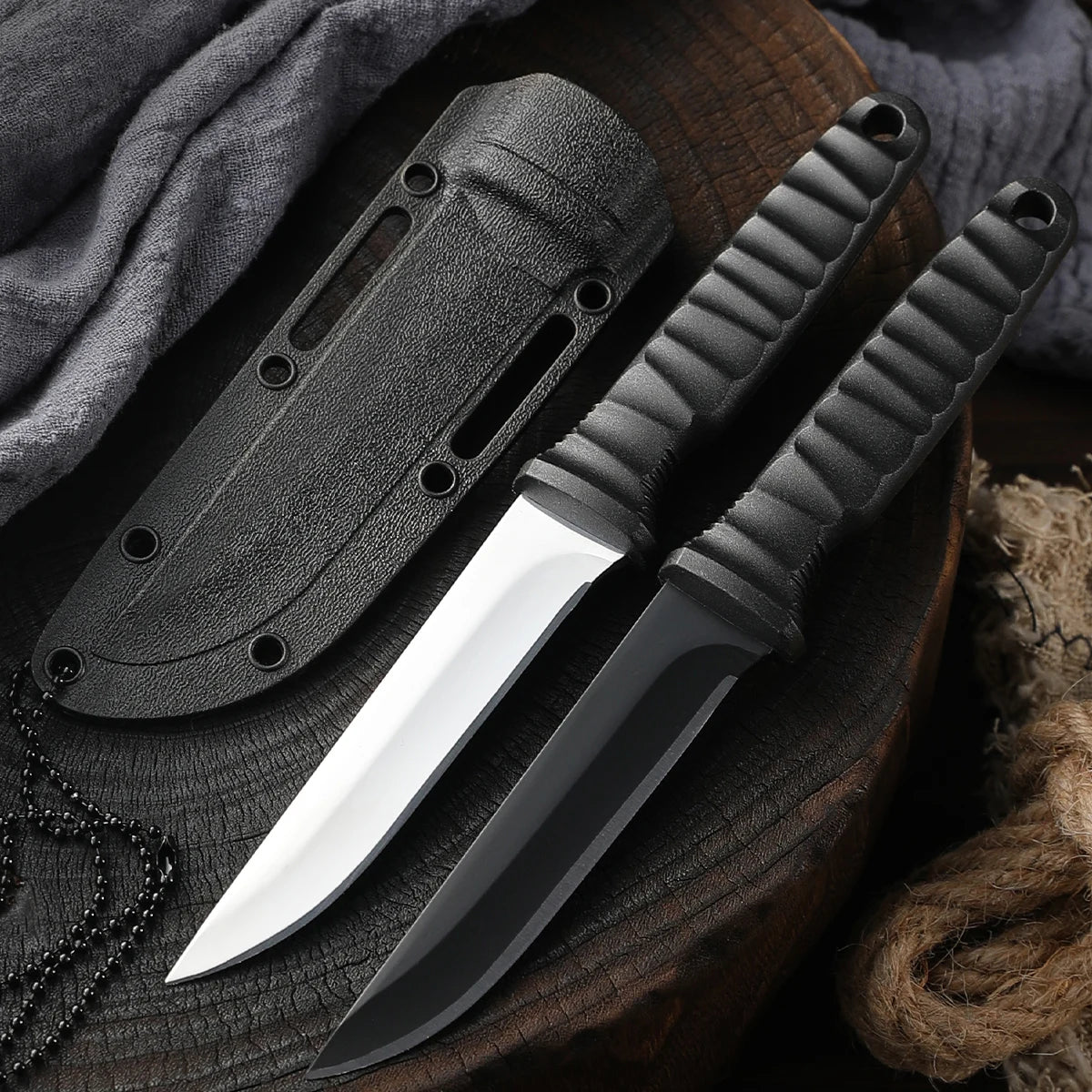 SHENJIU Stainless Steel Fruit Knife with Scabbard | Portable Fruit Knife Axl