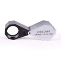 Pocket Foldable Jewellers Magnifying Glass – Coins, Stamps & Gems Jewellers Magnifier Loupe Axl 40x