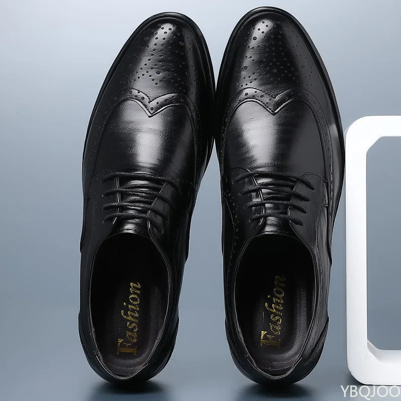 Men's Pointed Toe Oxford Dress Shoes – Office & Wedding Oxford Dress Shoes Axl