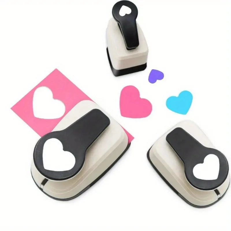 Heart Hole Punch 9/16/25mm – Scrapbooking Paper Craft Puncher Paper Craft Punch Axl