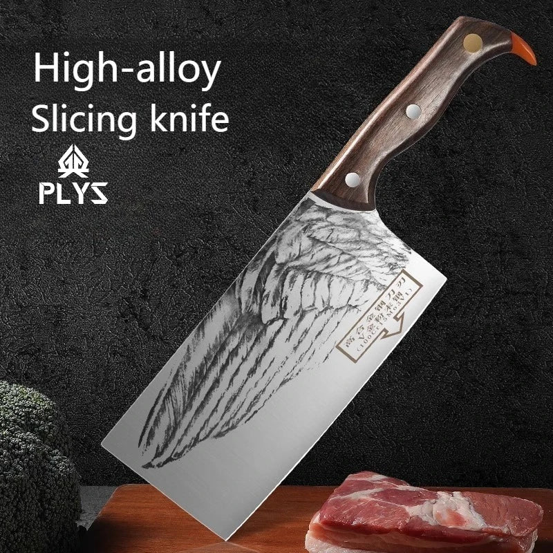 PLYS Forged High-Alloy Carbon Steel Chef's Slicing Knife Chef's Slicing Knife Axl
