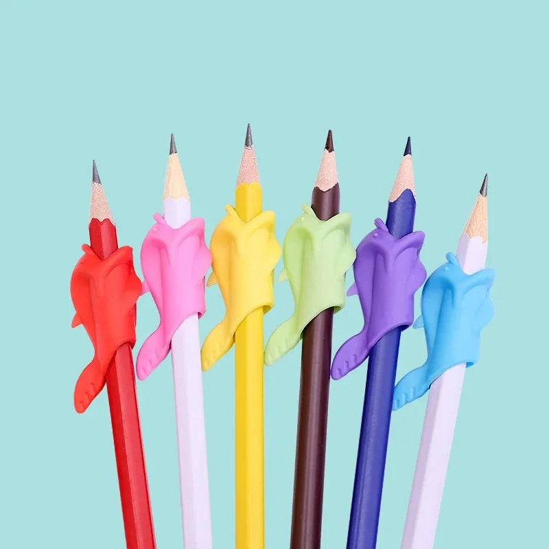 Fish Silicone Pencil Grip – Writing Posture Guide for Kids Pencil Grip Aid Axl