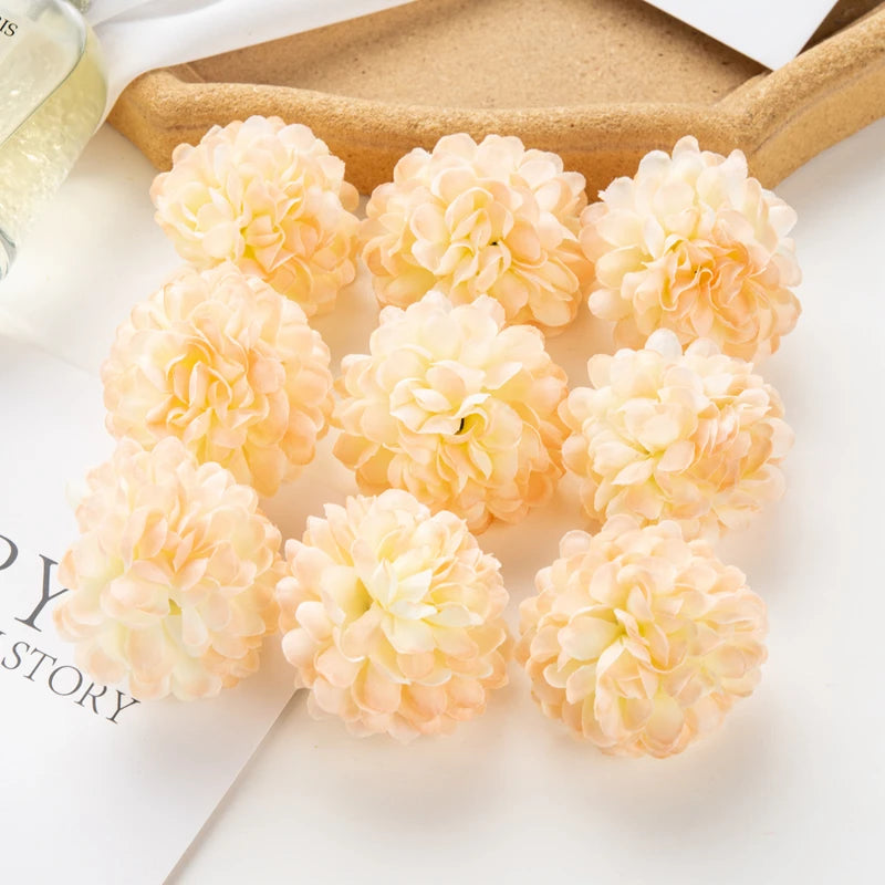 Silk Autumn Hydrangea Artificial Flowers | Wedding & Home Decor Artificial Silk Flowers Axl color 14 5 pcs