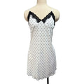 Women's Heart Print Lace Camisole Nightdress | Sleepwear S–XXL Camisole Nightdress Axl Black White M