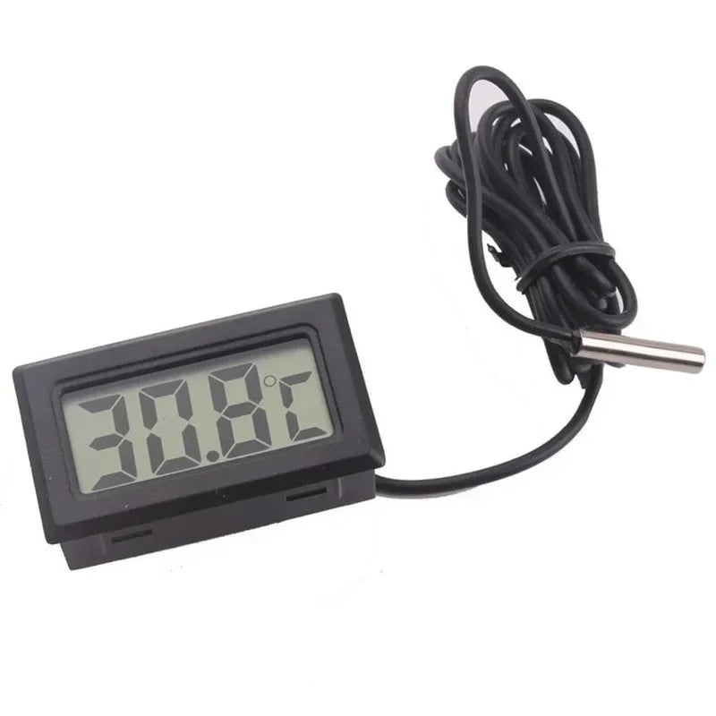 Digital LCD Aquarium Thermometer – Waterproof Probe Fish Tank Aquarium Thermometer Axl
