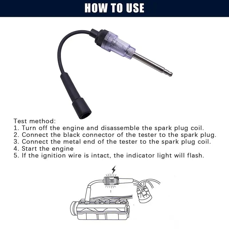Car Spark Plug Tester Pen – Ignition Coil Diagnostic Tool Ignition Diagnostic Tool Axl