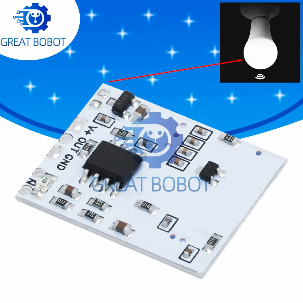 P02 3.9GHz Radar Induction Module – LED Sensing Switch Radar Sensor Module Axl