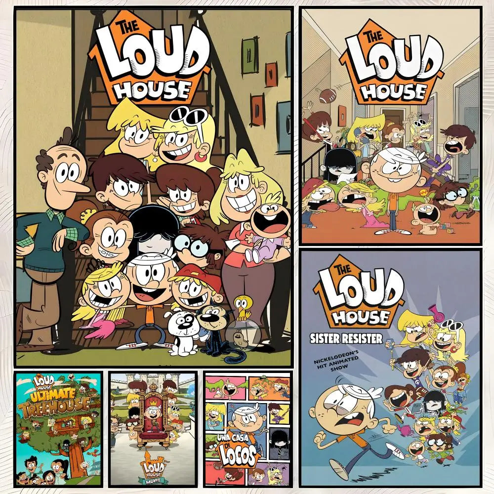 The Loud House Cartoon Wall Poster – Self-Stick HD Decor Wall Art Poster Axl