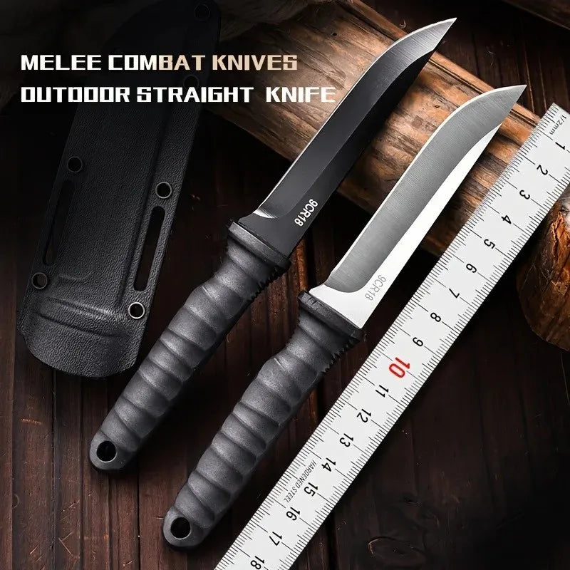 Outdoor Fixed Blade Camping Knife with Sheath | Stainless Steel Fixed Blade Knife Axl