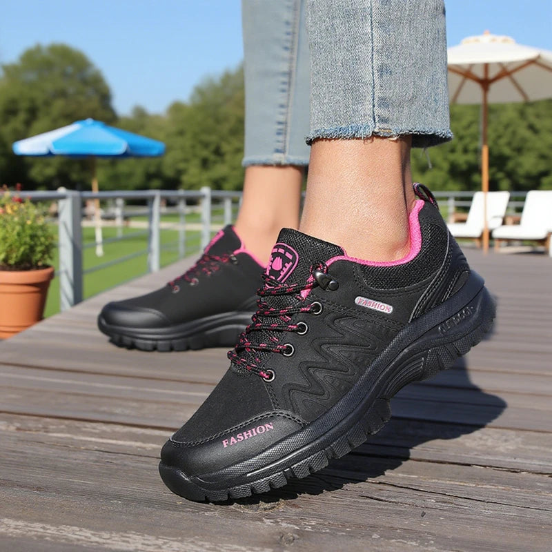 Women's Non-Slip Hiking Sneakers – Platform Walking Shoes Women's Hiking Sneakers Axl