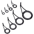 Stainless Steel Fishing Rod Guide Rings – 8 Sizes (6#–30#) Fishing Rod Guide Axl 8pcs
