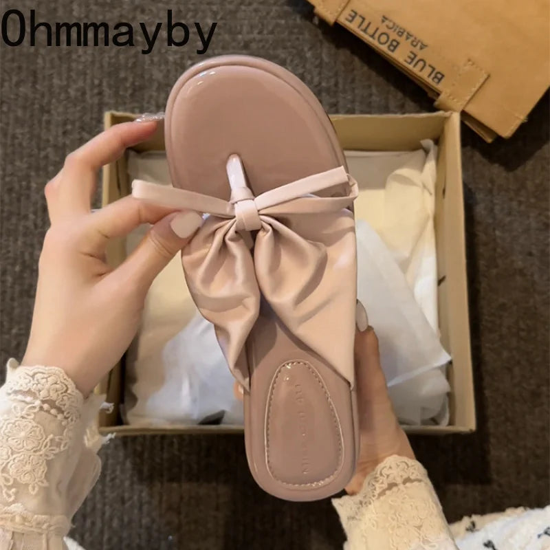 Women's Platform Wedge Slides – Clip Toe Summer Slippers Platform Wedge Slides Axl