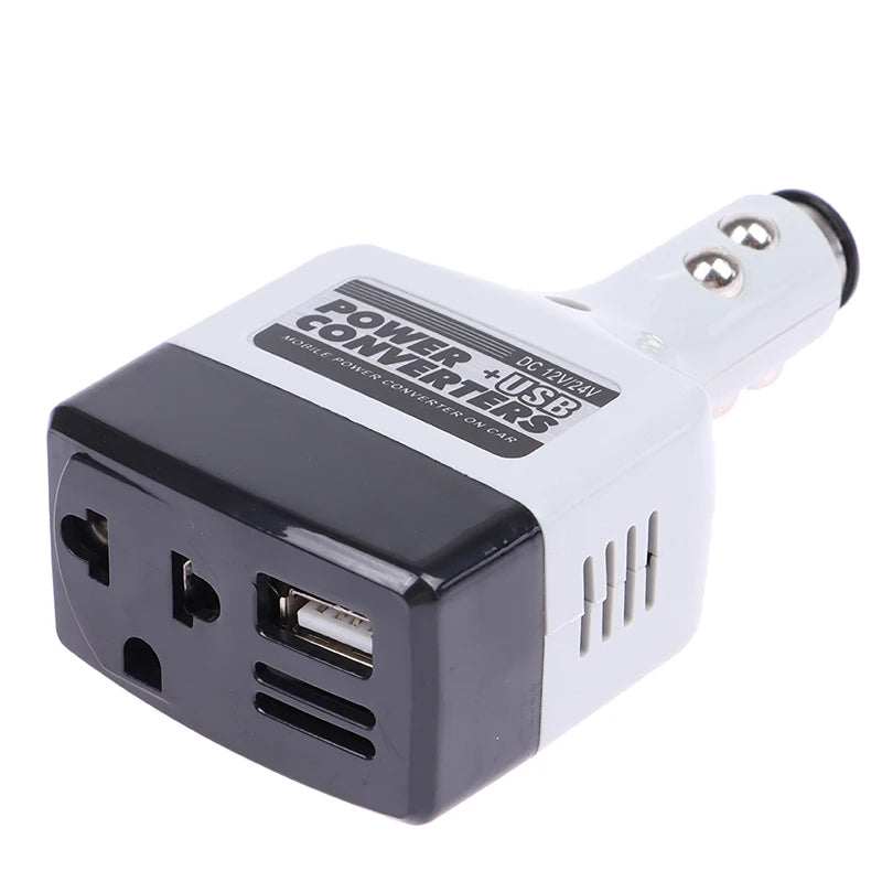 Car Power Inverter DC 12/24V to AC 220V with USB Port Car Power Inverter Axl