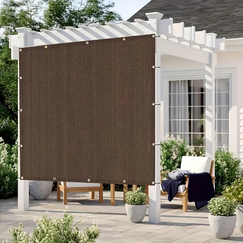 Outdoor Sun Shade Net – Brown HDPE UV Canopy | Multi-Size Sun Shade Net Axl
