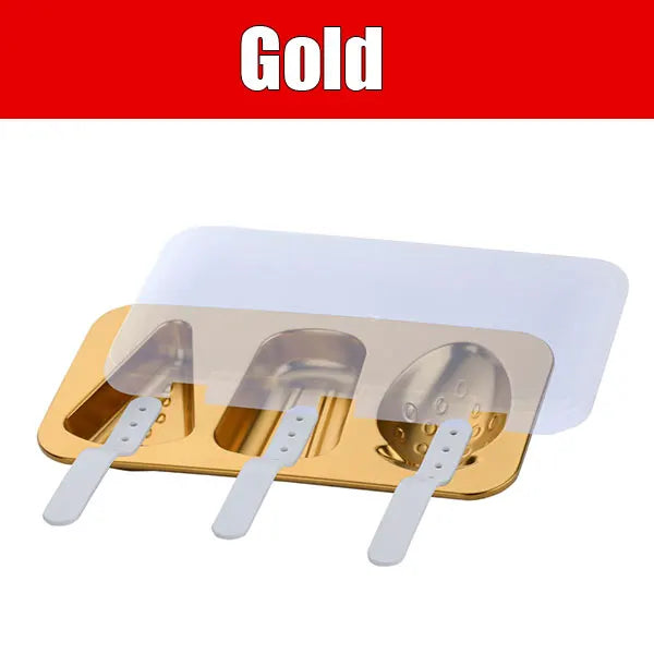 304 Stainless Steel Popsicle Mold Set – BPA Free, Easy Release Popsicle Mold Set Axl Gold