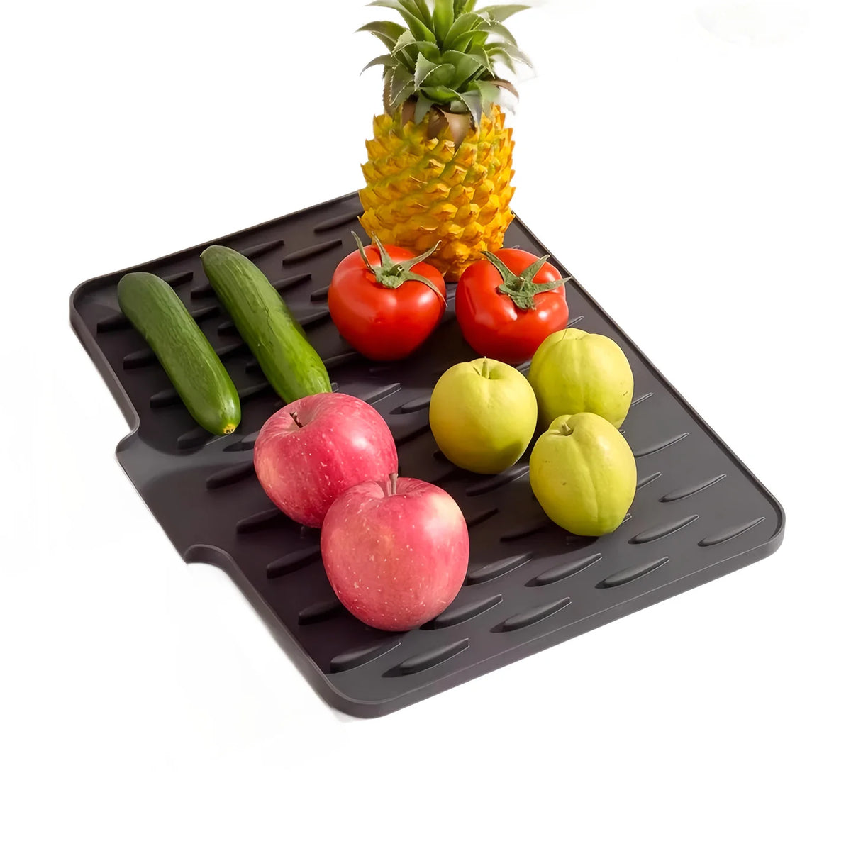 Silicone Sink Mat with Built-In Drain | Non-Slip Dish Drying Tray Silicone Sink Mat Axl