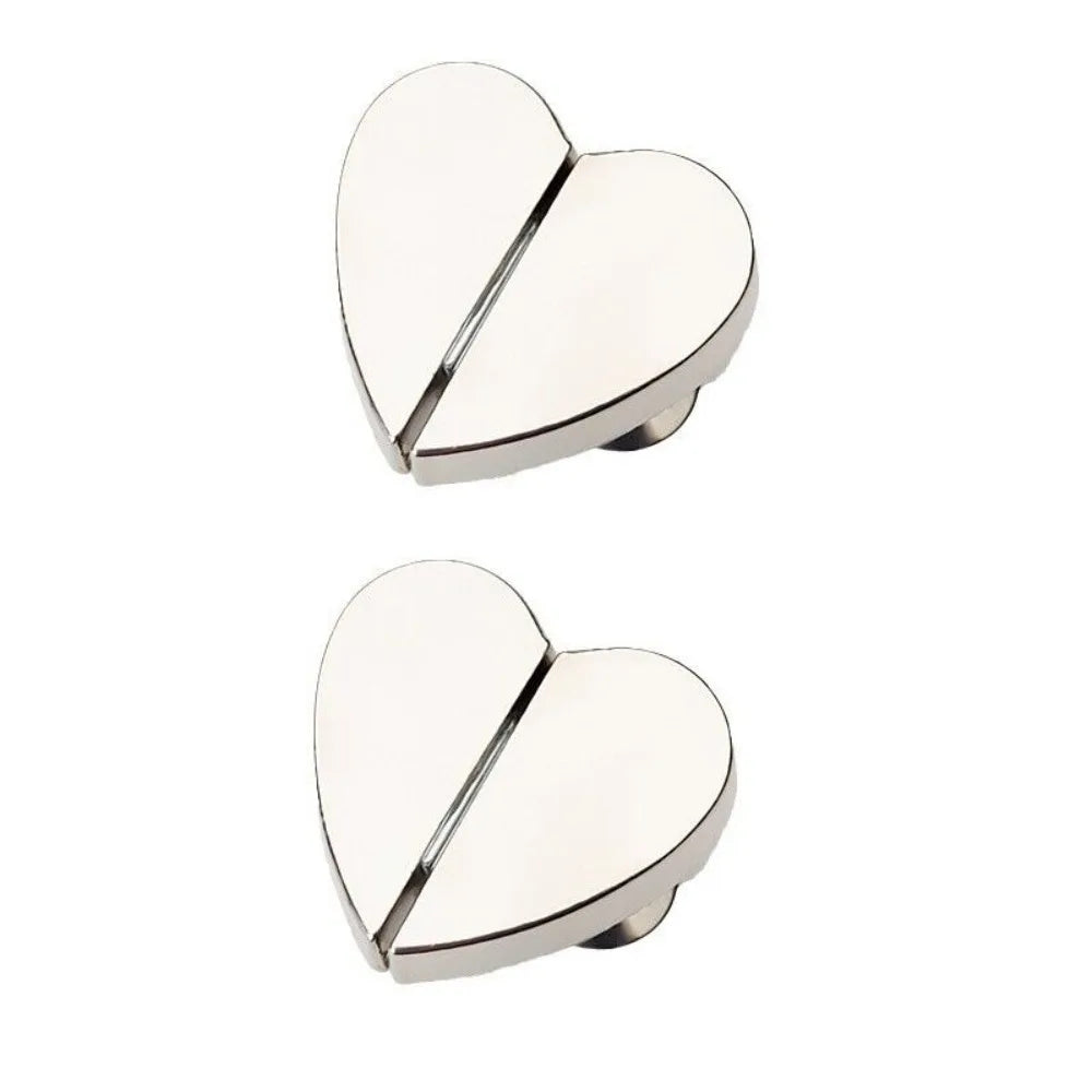 Heart Shaped Magnetic Curtain Clips – No-Drill Drapery Tie Back Curtain Tie Backs Axl 2pcs