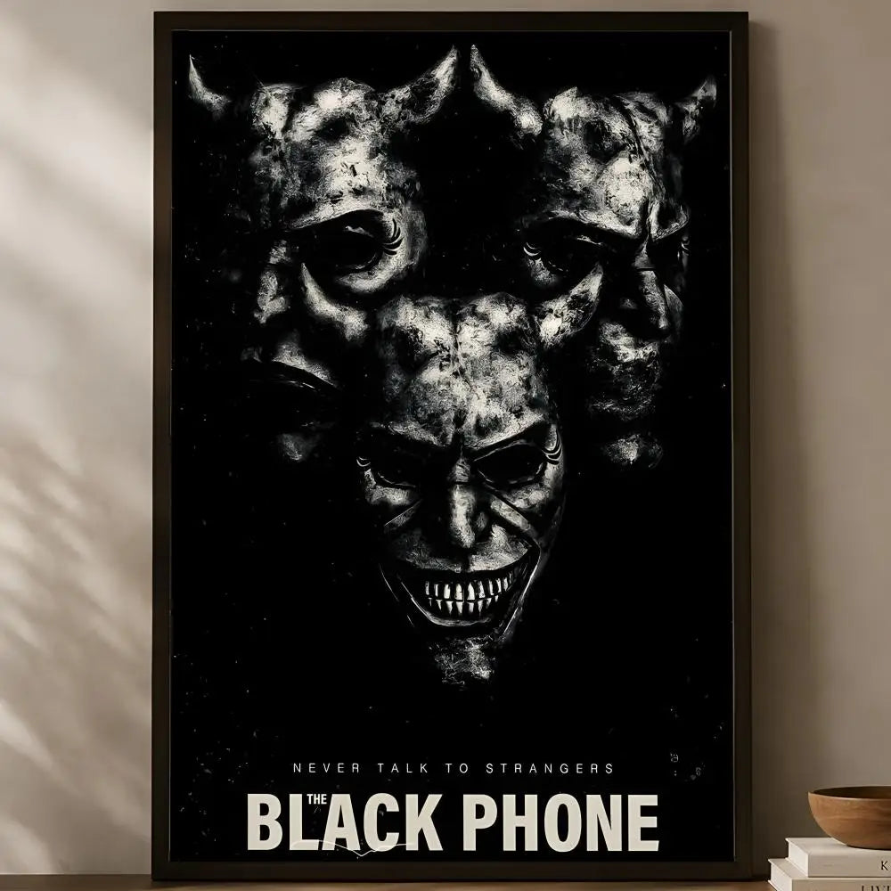 The Black Phone Movie Poster – Self-Stick HD PVC Wall Art Wall Art Poster Axl White03 50X70cmNoframe