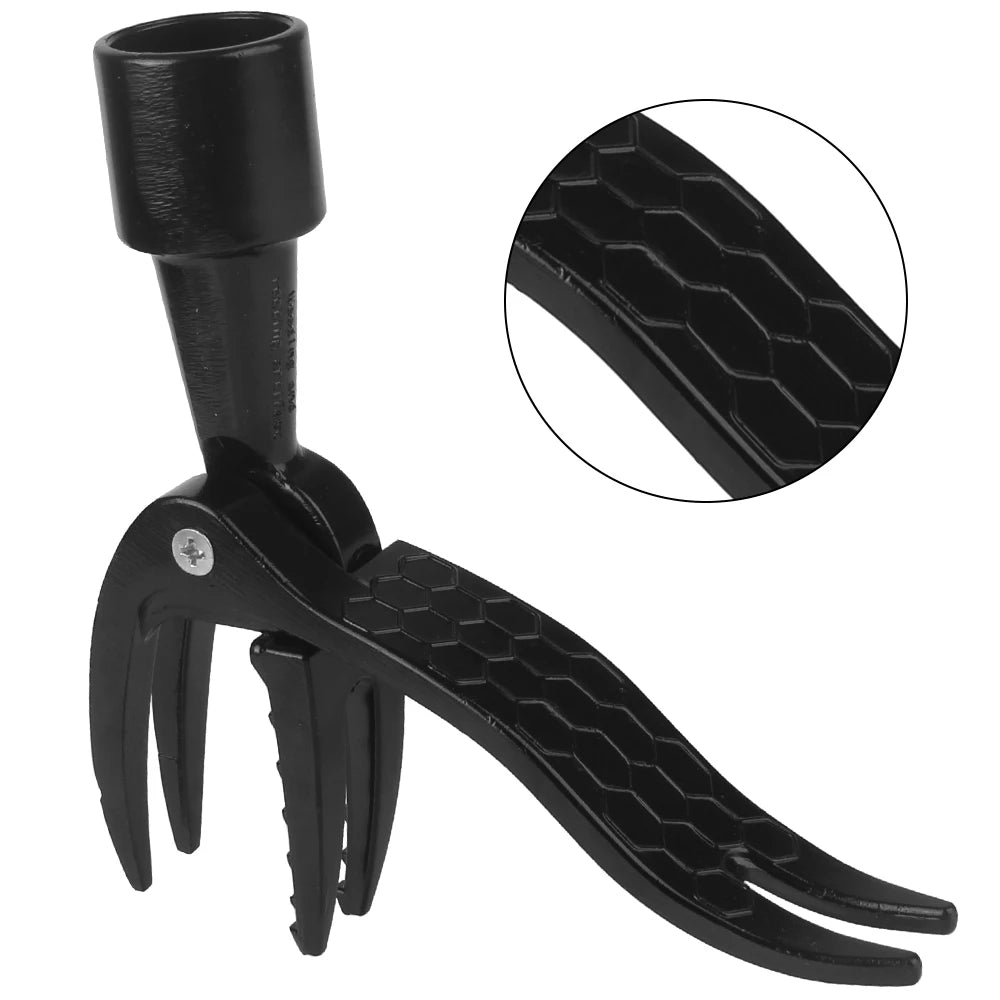Stand-Up Weed Puller | 4-Claw Carbon Steel Weeding Tool Stand-Up Weeding Tool Axl