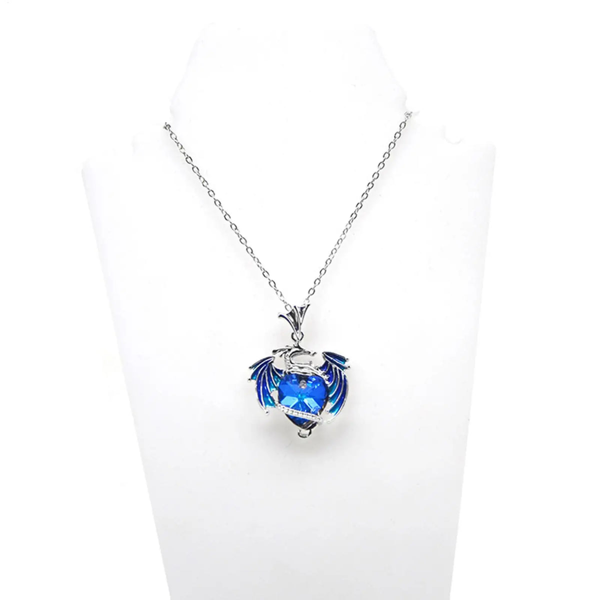 Crystal Dragon Pendant Necklace – Birthstone Gift for Women Pendant Necklace Axl