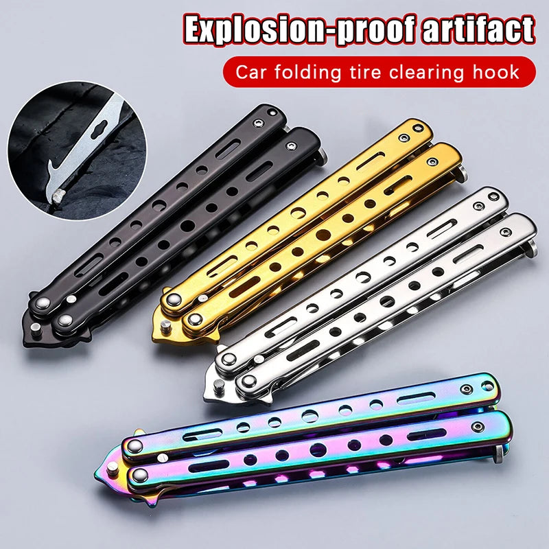 Foldable Tire Stone Remover & Cleaning Hook Tool Tire Cleaning Tool Axl