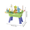 Kids Water Activity Table with Running Water & 43 Accessories Kids Water Play Table Axl Green