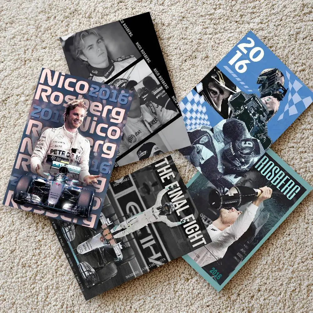Racing Driver Wall Poster – Self-Adhesive Waterproof Mural Sticker Wall Poster Sticker Axl