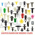 100Pcs Car Plastic Rivet Clips – Mixed Bumper Panel Retainers Auto Body Clips Axl 100pcs