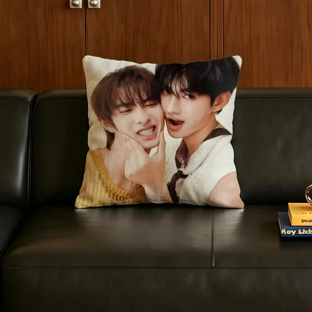 Cartoon Linen Cushion Cover Set – Sofa, Bed & Chair Decor Decorative Cushion Cover Axl