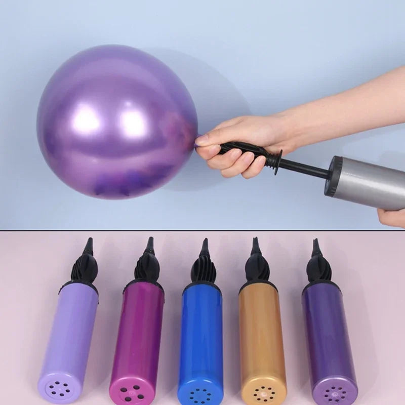 Manual Hand Push Balloon Pump – Party & Event Inflator Balloon Pump Axl