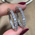 Huitan Round Cubic Zirconia Hoop Earrings – Women's Jewelry Hoop Earrings Axl E4471