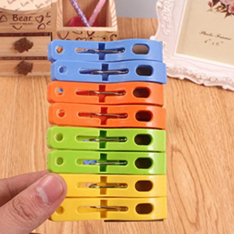 8-Pack Large Windproof Clothespins – Heavy-Duty Spring Clamps Clothespins Clamp Set Axl