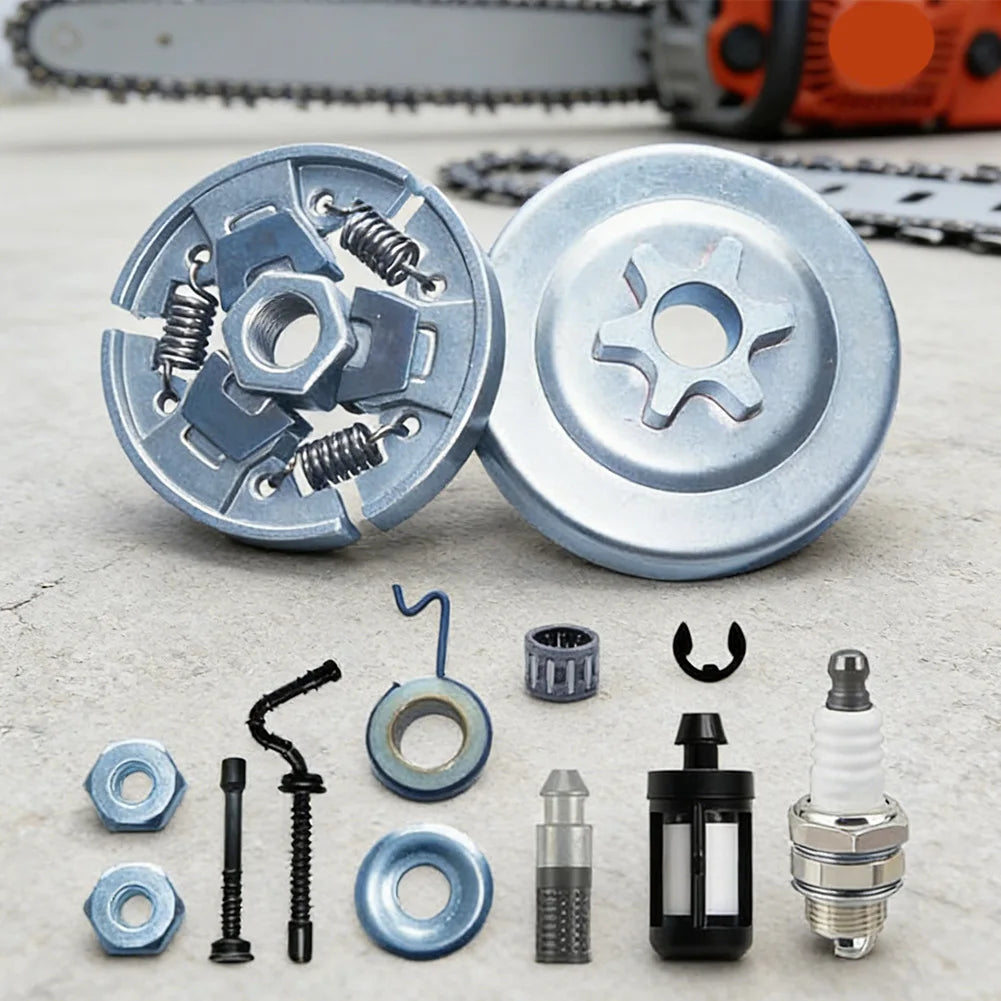 3/8" 6T Clutch Drum Sprocket Kit – Stihl 017–025 MS180–MS250 Chainsaw Sprocket Kit Axl