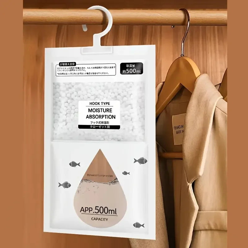 3-Pack 240g Moisture Absorber Bags for Closet & Wardrobe Moisture Absorber Bags Axl