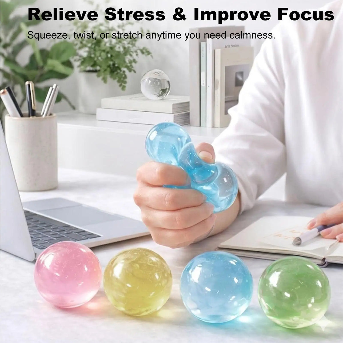 Slow Rising Jelly Squish Fidget Ball – Sensory Toy for All Ages Fidget Sensory Toy Axl