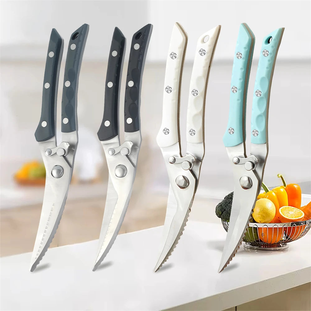 Professional Stainless Steel Kitchen Scissors & Food Shears Kitchen Scissors Axl