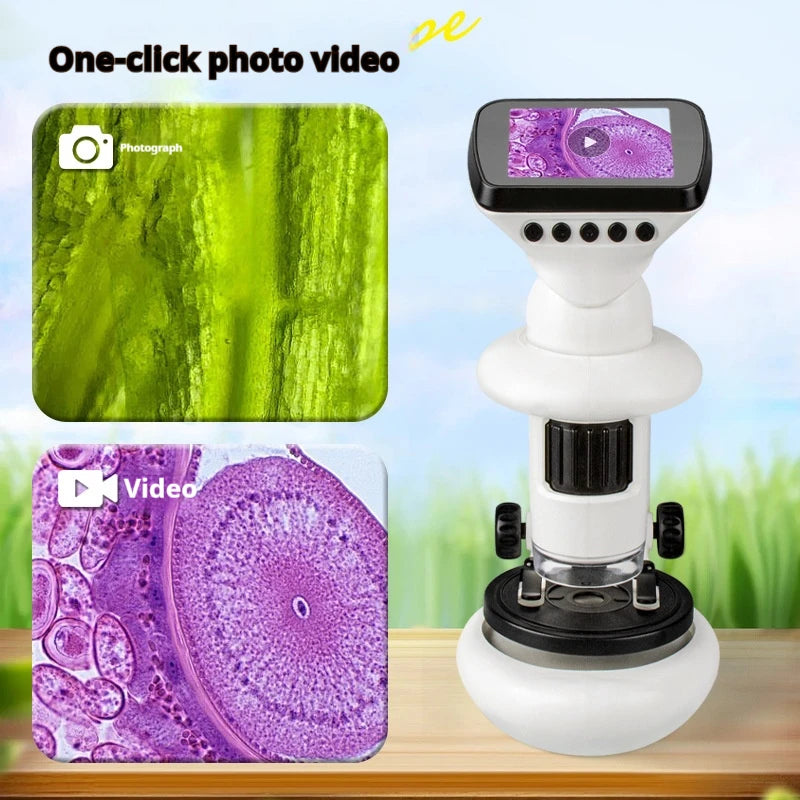 Children's WiFi Electronic Microscope with Screen – 500X Educational Microscope Axl