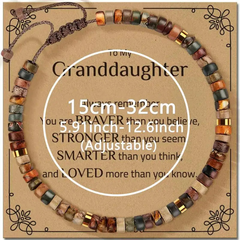 7 Chakra Natural Stone Beaded Bracelet – Woven Women's Jewelry Beaded Charm Bracelet Axl