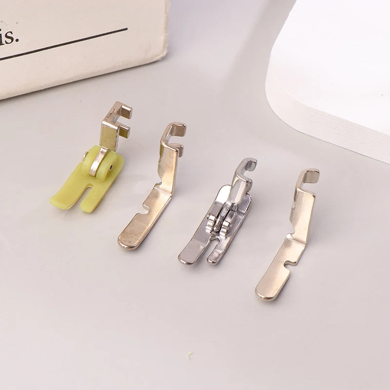 4-Piece Zipper Presser Foot Set for Old Sewing Machines Sewing Machine Feet Axl