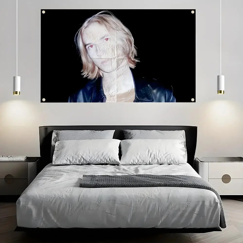 2-2hollis Rapper Flag – Wall Banner for Bedroom & Concerts Wall Flag Banner Axl