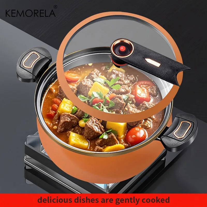 KEMORELA 7L Non-Stick Soup Pot 26cm – Induction & Gas Stove Soup & Stock Pot Axl