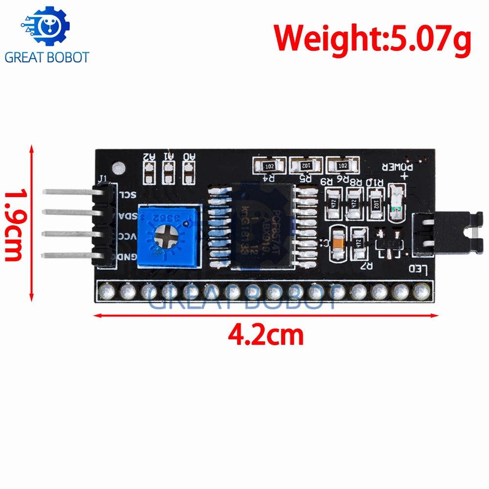 PCF8574 I2C IO Expansion Board – I/O Expander Dev Module IO Expansion Module Axl