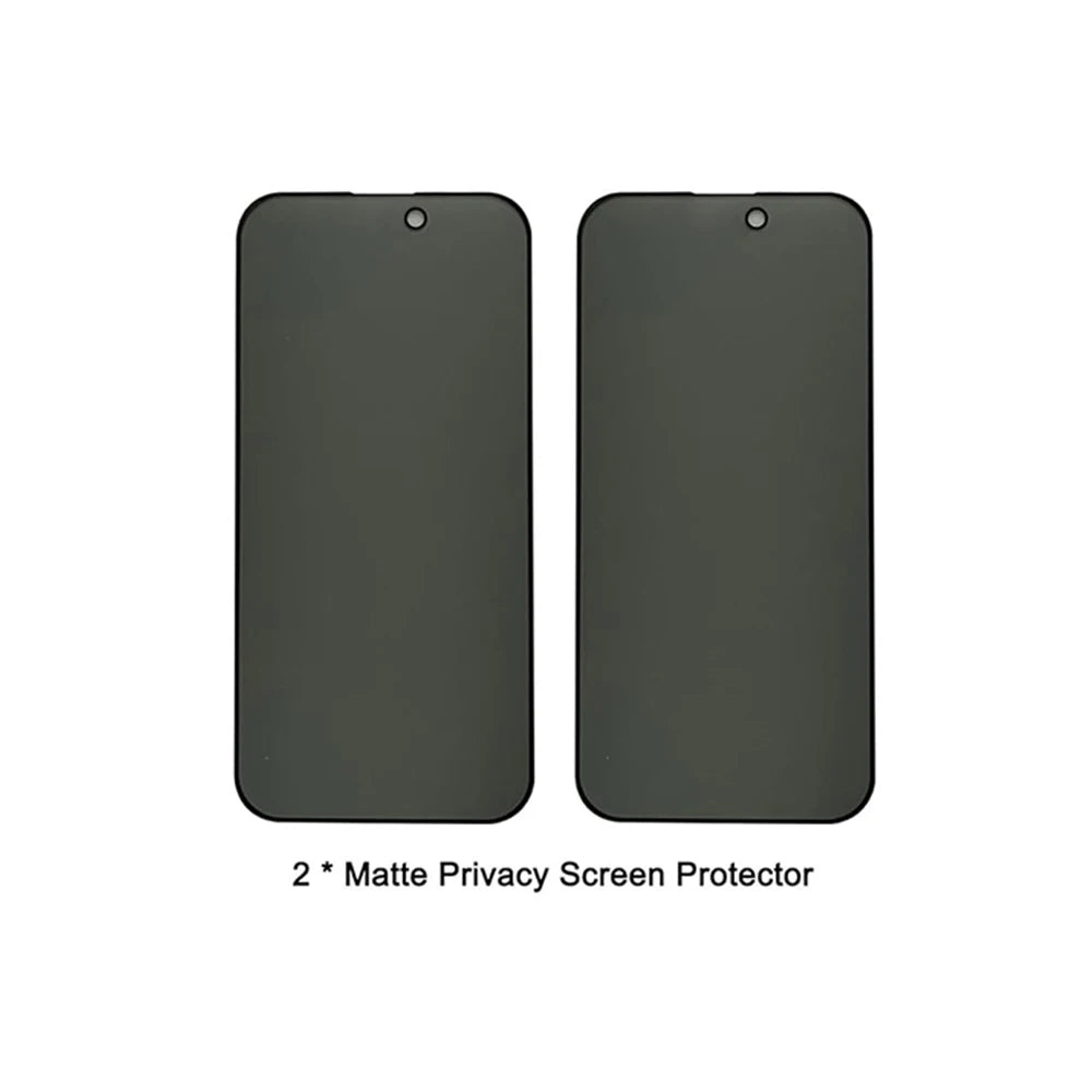 2-Pack Matte Privacy Screen Protector iPhone 17 6.3" Glass Screen Protector Axl