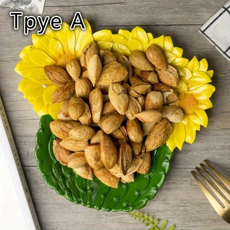 Cactus Resin Storage Dish – Decorative Candy & Snack Plate Decorative Storage Dish Axl